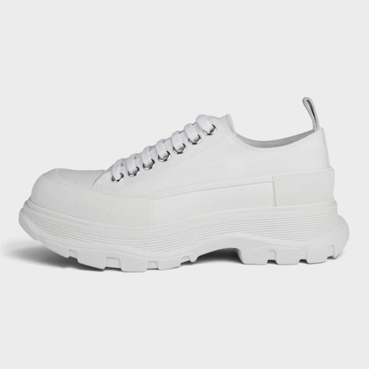 Tread Slick Lace Up Triple White