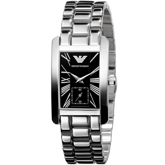 Emporio Armani AR0157 Classic Women's Rectangular Silver Watch
