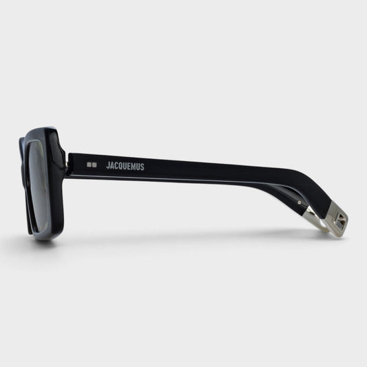 Linda Farrow Spiaggia Sunglasses Black Silver