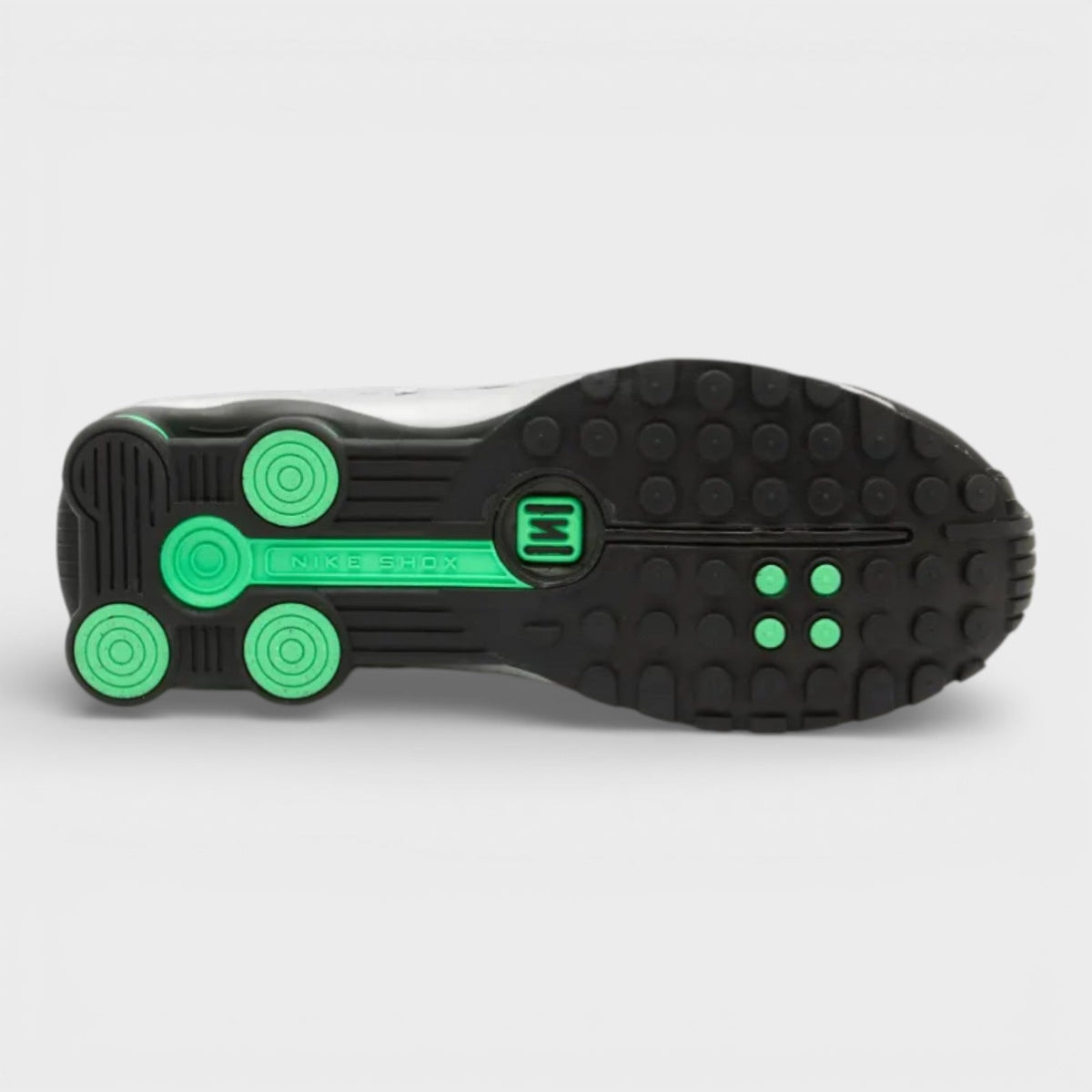Shox R4 Green Silver Black