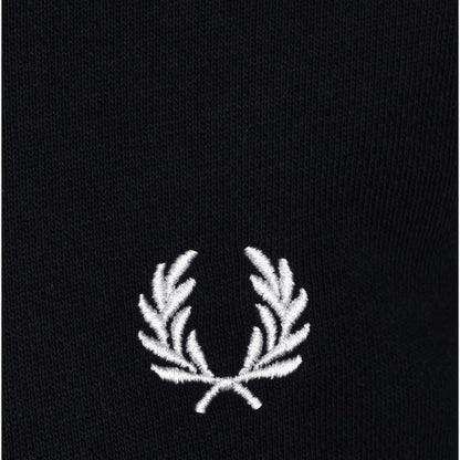 Tipped Hooded Sweatshirt Black