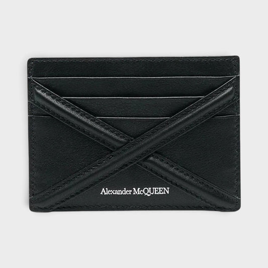 Harness Logo Printed Card Holder Black