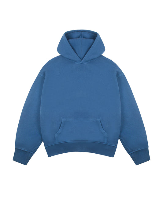 St Tropez Heavyweight Hoodie Blue