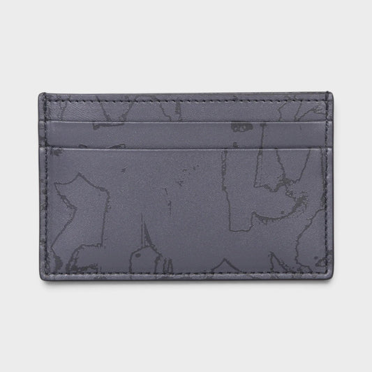 Logo Graffiti All-over Print Cardholder Black