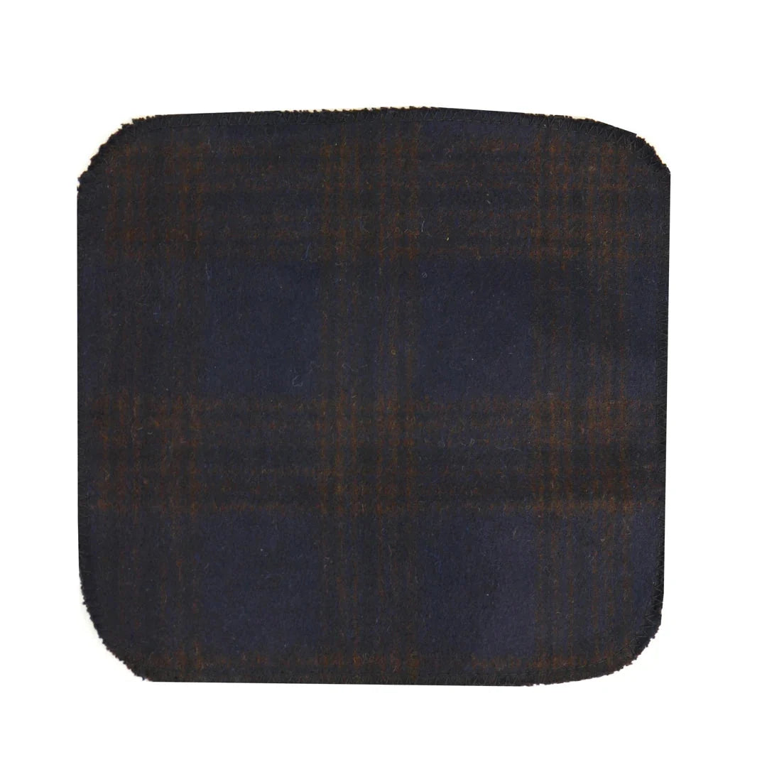 281 - Men's Herringbone Tweed Wool Tie & Hankerchief 2"