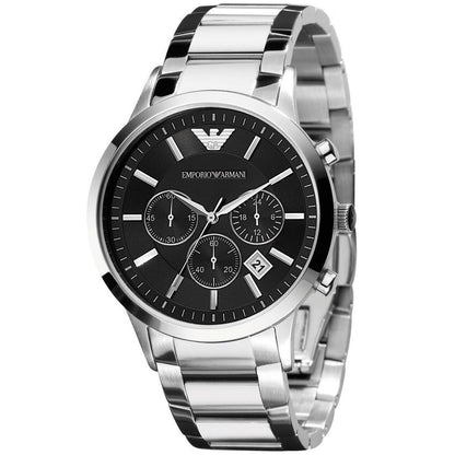 Emporio Armani AR2434 Renato Men's Silver Watch