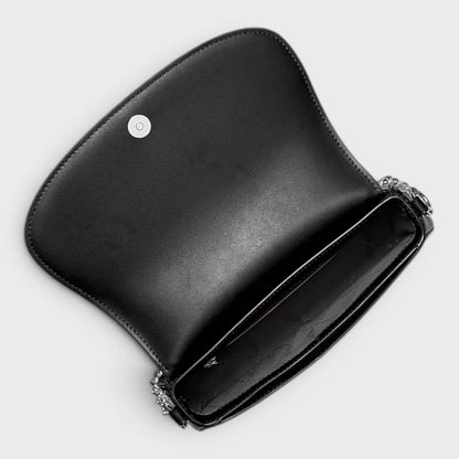 Mila Medium Leather Messenger Bag