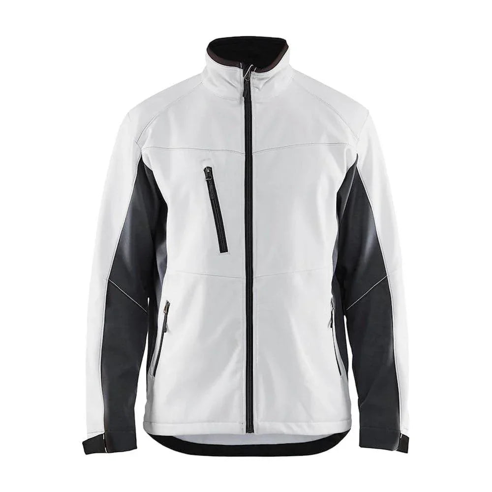 Blaklader 4950 Softshell Jacket White/Dark Grey / Small