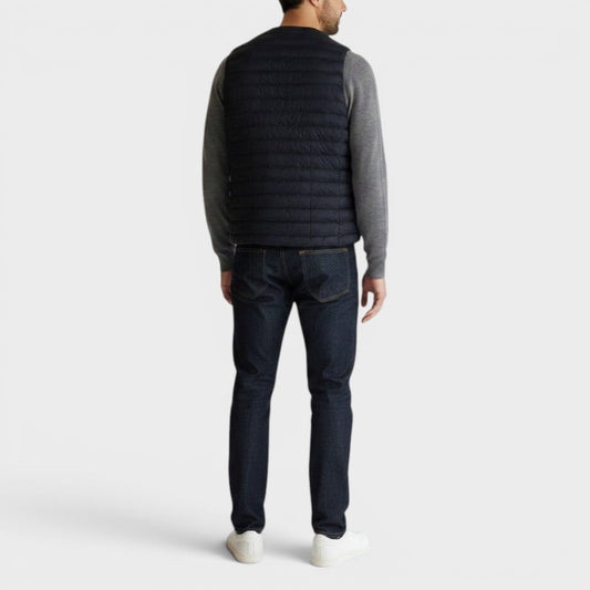 Polo Quilted Padded Gilet Jacket Navy