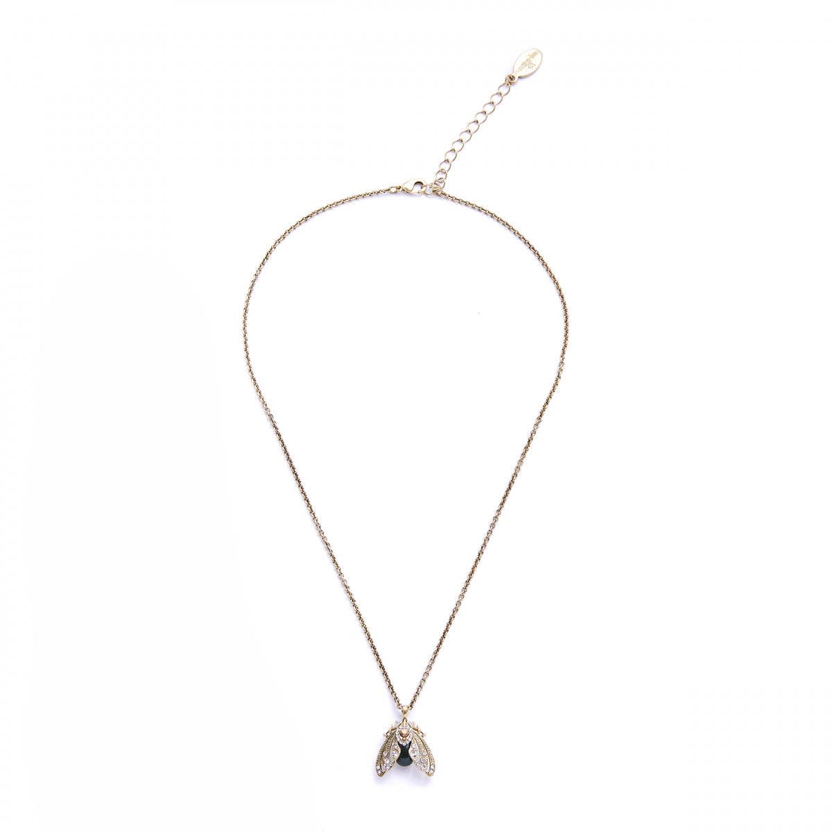 Bejewelled Moth Pendant