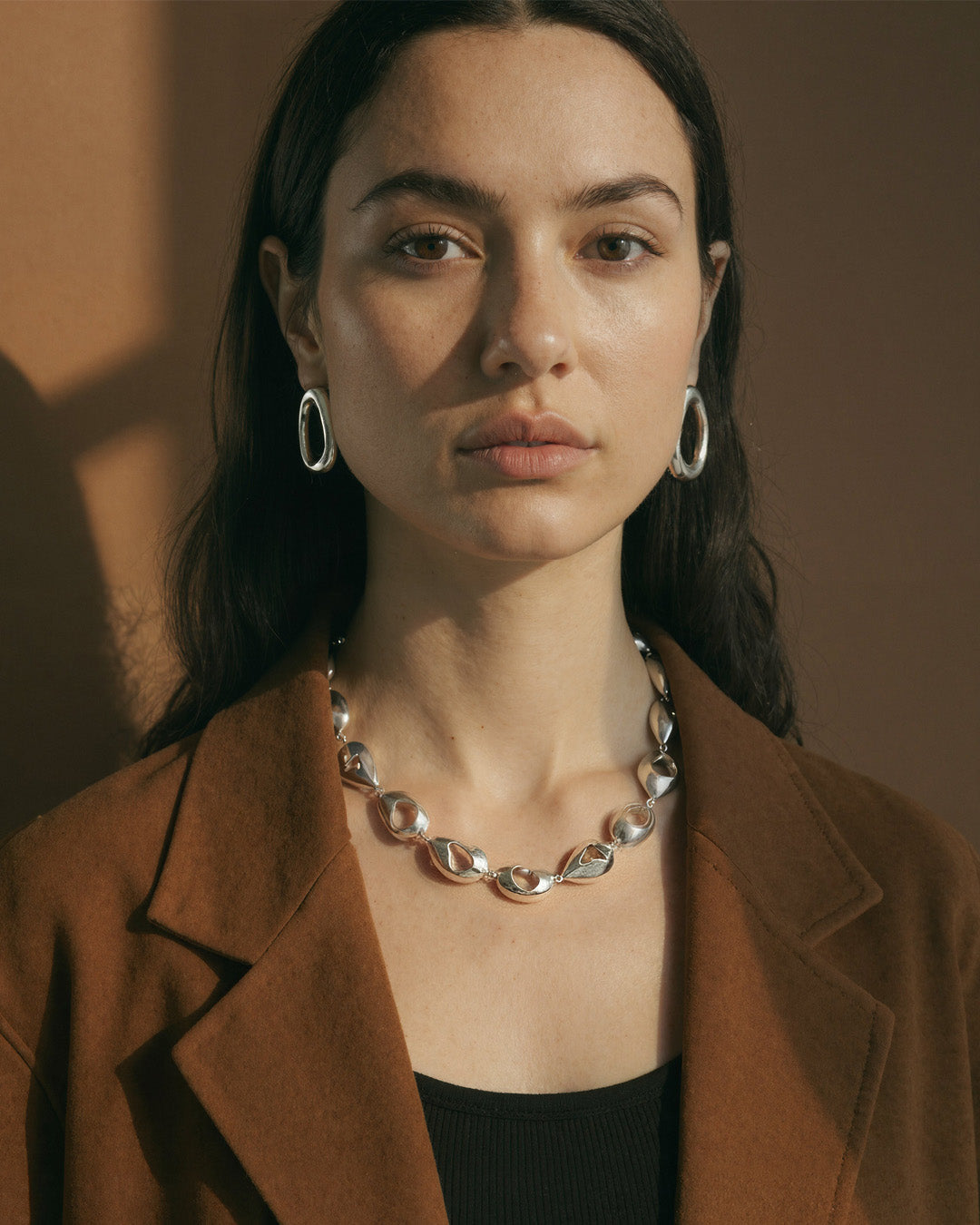 Élan Sculpted Necklace | Sterling Silver