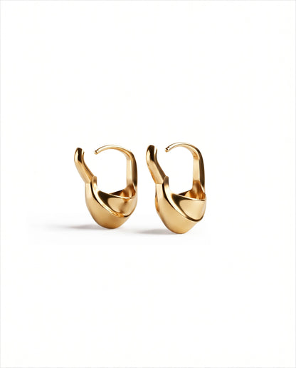 Elya Hoops | Gold Vermeil