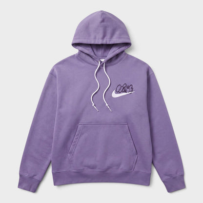 Solo Swoosh Graphic Hoodie Purple