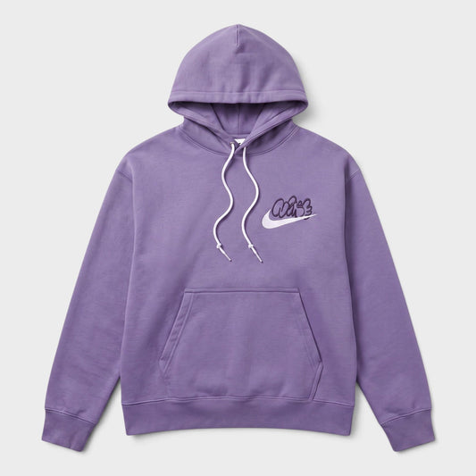 Solo Swoosh Graphic Hoodie Purple