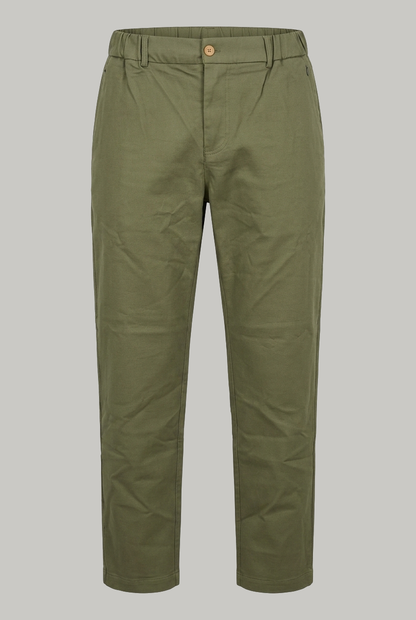 Newington Zip Pockets Joggers - Olive