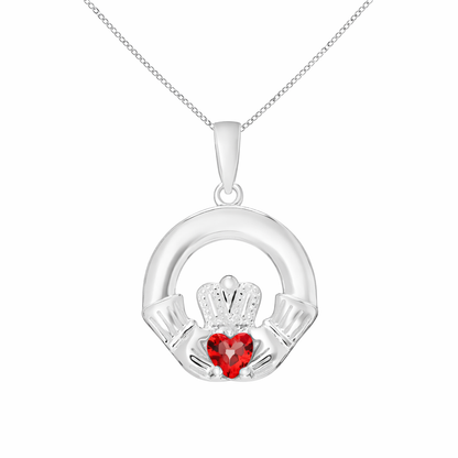 July Birthstone Claddagh Jewellery Set
