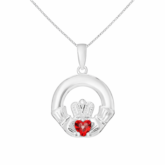 July Birthstone Claddagh Jewellery Set