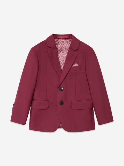 SUITLAB London Boys 7 Piece Suit Set in Red