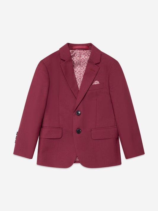 SUITLAB London Boys 7 Piece Suit Set in Red