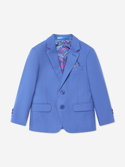 SUITLAB London Boys 7 Piece Suit Set in Blue