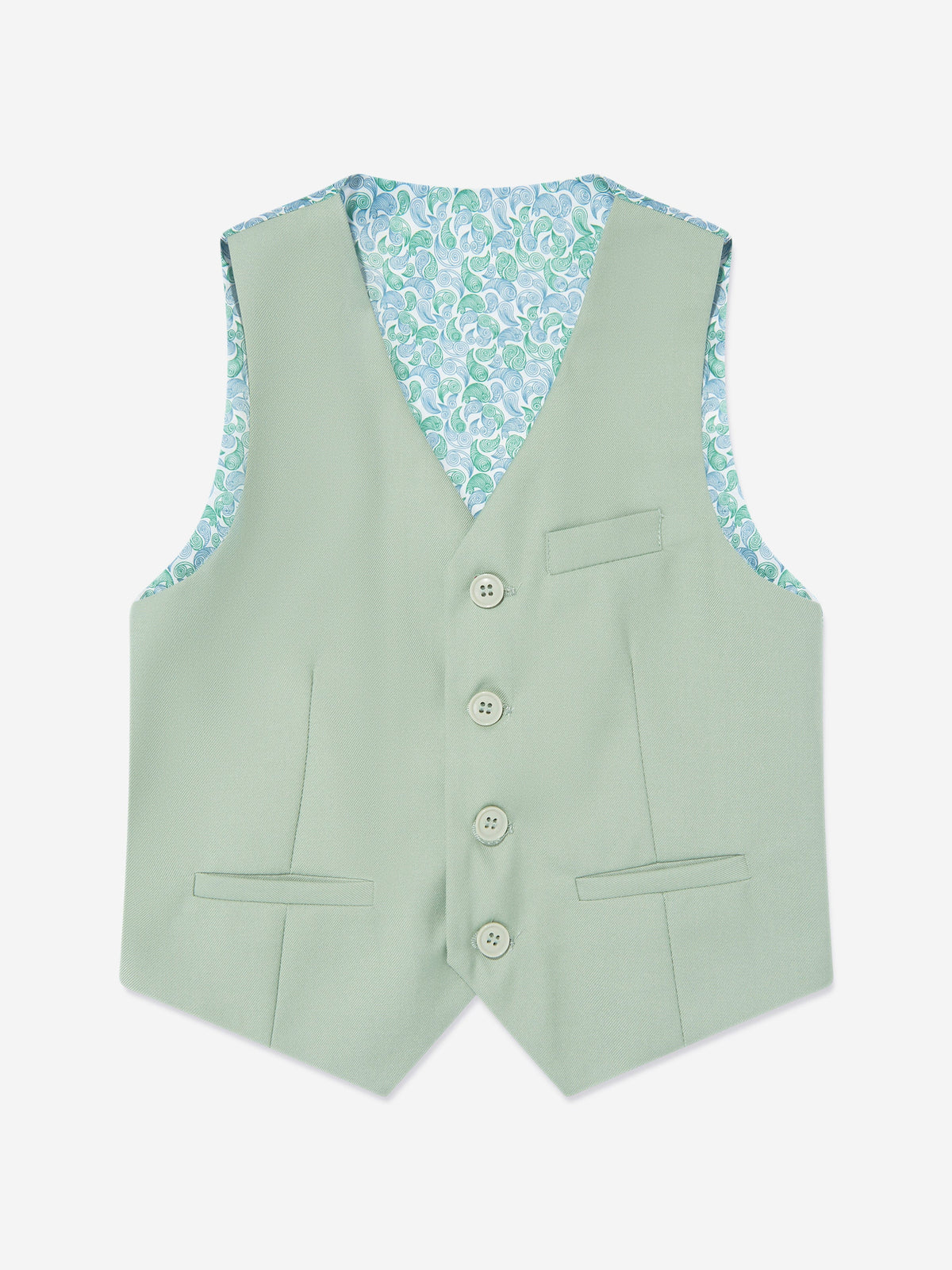 SUITLAB London Boys 7 Piece Suit Set in Green
