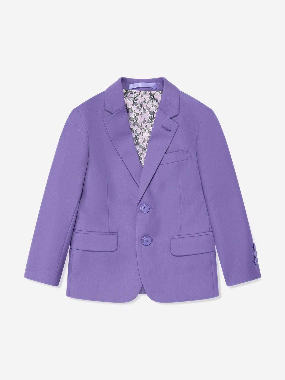 SUITLAB London Boys 7 Piece Suit Set in Purple