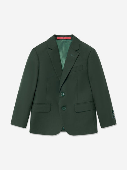 SUITLAB London Boys 7 Piece Suit Set in Green