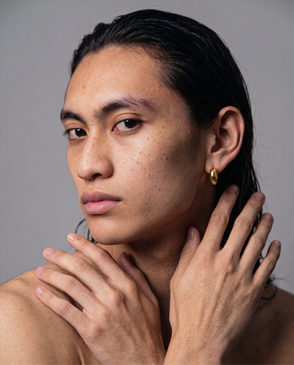 Nia Small Hoops | Gold Vermeil