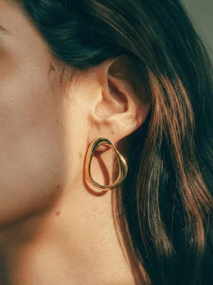 Oura Earrings | Gold Vermeil