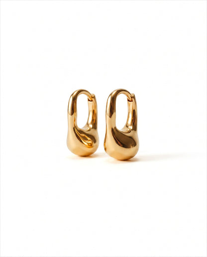 Pea Hoops | Gold Vermeil