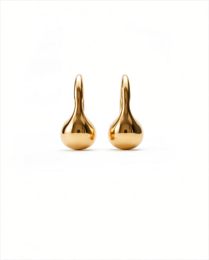 Pea Hoops | Gold Vermeil