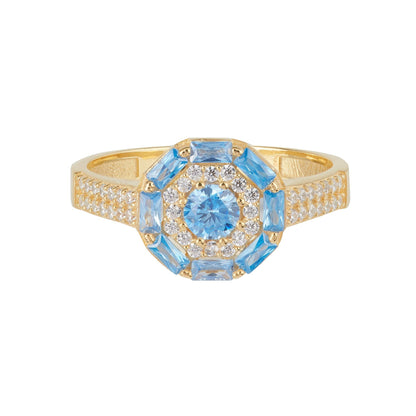 Something Blue Ring: Gold