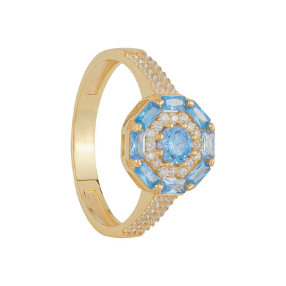 Something Blue Ring: Gold