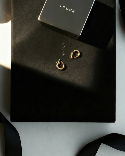 Seren Small Hoops | Sterling Silver