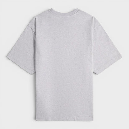 PVC Patch Oversized T-Shirt Grey