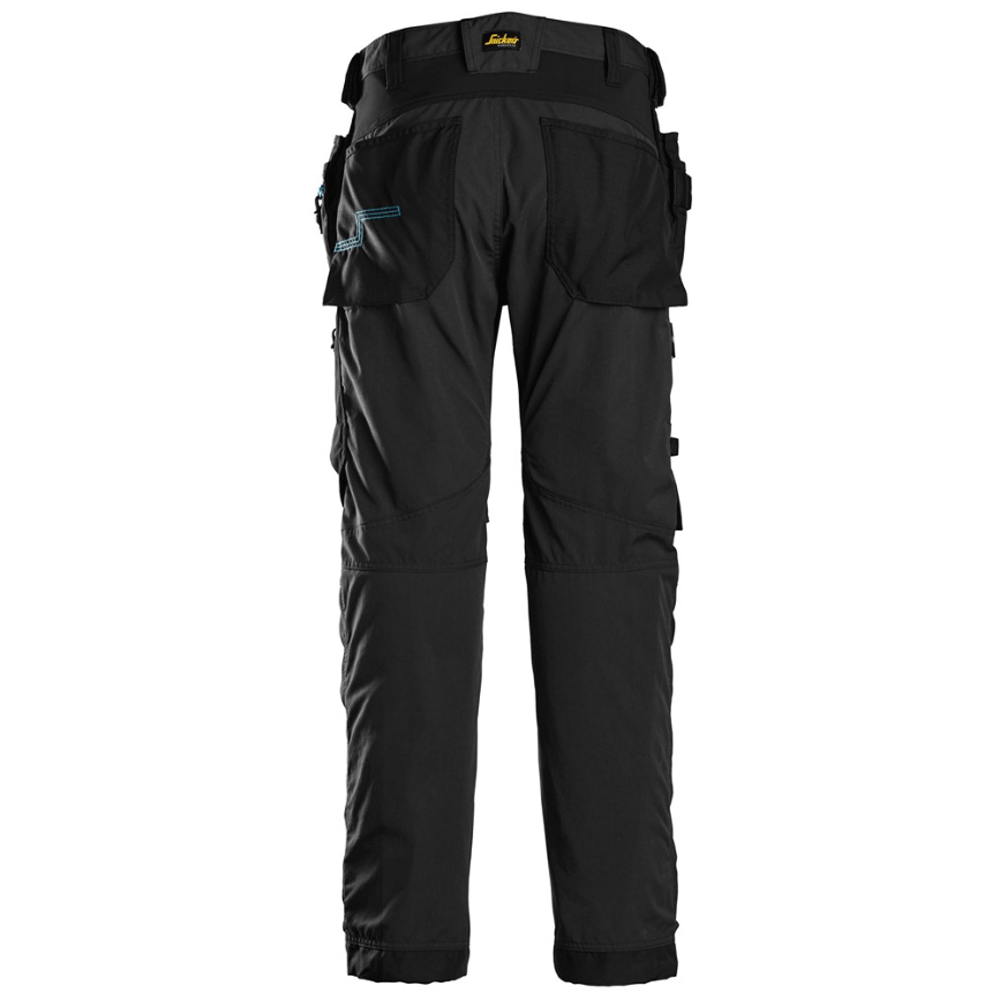 Snickers 6210 LiteWork, 37.5® Holster Pocket Work Trousers Black / 150 (35" Waist, 35" Leg)