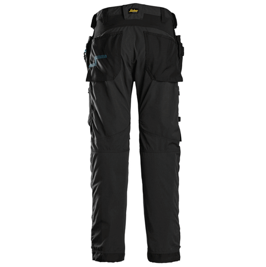 Snickers 6210 LiteWork, 37.5® Holster Pocket Work Trousers Black / 150 (35" Waist, 35" Leg)