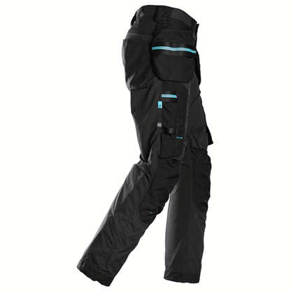 Snickers 6210 LiteWork, 37.5® Holster Pocket Work Trousers Black / 150 (35" Waist, 35" Leg)