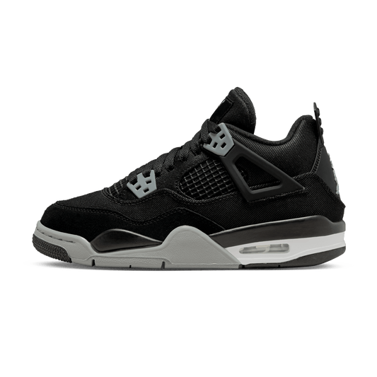 Air Jordan 4 Retro SE GS 'Black Canvas'