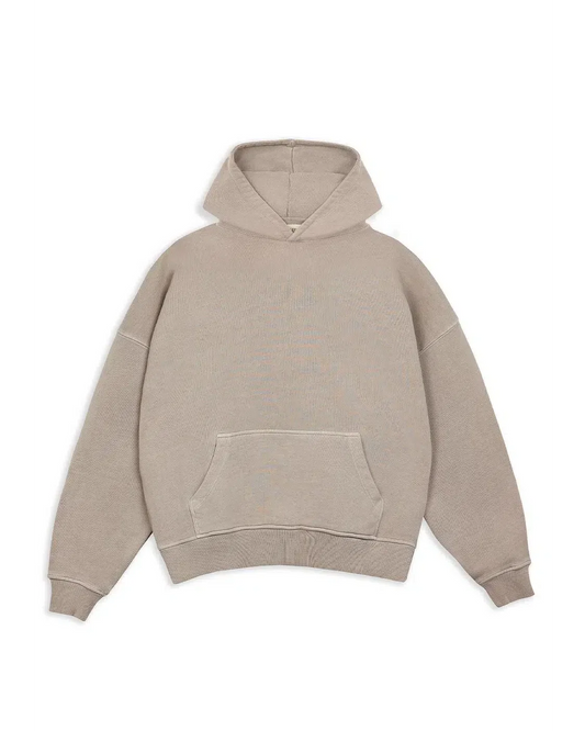 St Tropez Heavyweight Hoodie Beige