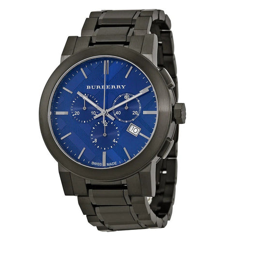 Burberry BU9365 The City Men's Gunmetal & Blue Watch