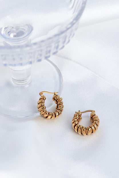 Looped Gold Hoops