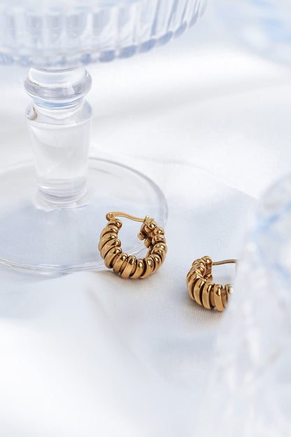 Looped Gold Hoops