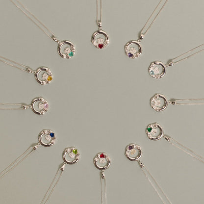 May Birthstone Claddagh Jewellery Set
