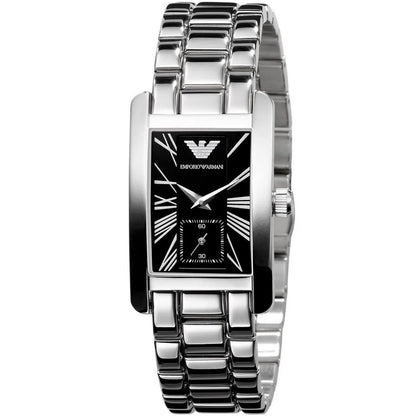 Emporio Armani AR0157 Classic Women's Rectangular Silver Watch