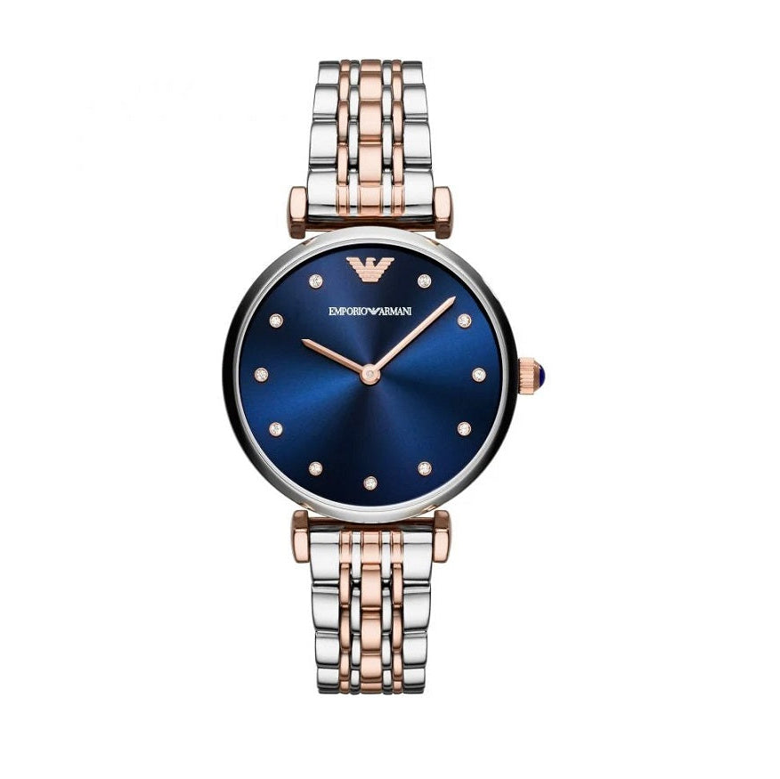 Emporio Armani AR11092 Gianni T-Bar Women's Two-Tone Watch
