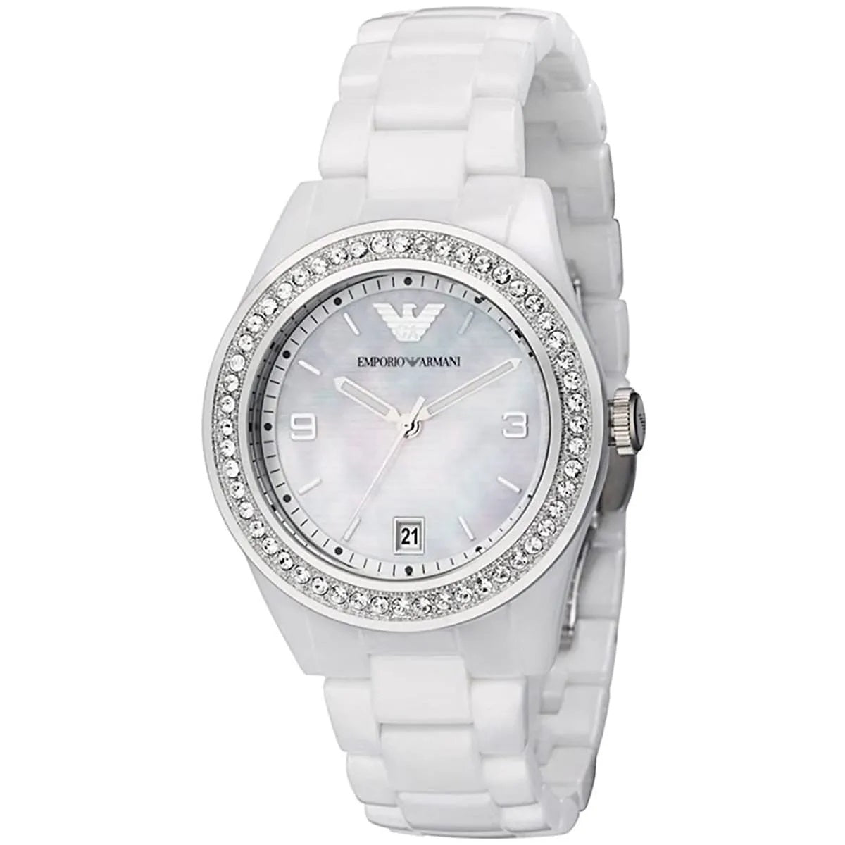Emporio Armani AR1426 Ceramica Women's White Watch