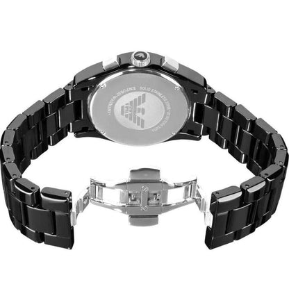 Emporio Armani AR1455 Ceramica Women's Black Watch