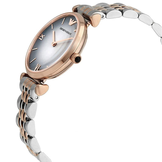 Emporio Armani AR1725 Gianni T-Bar Women's Two-Tone Watch