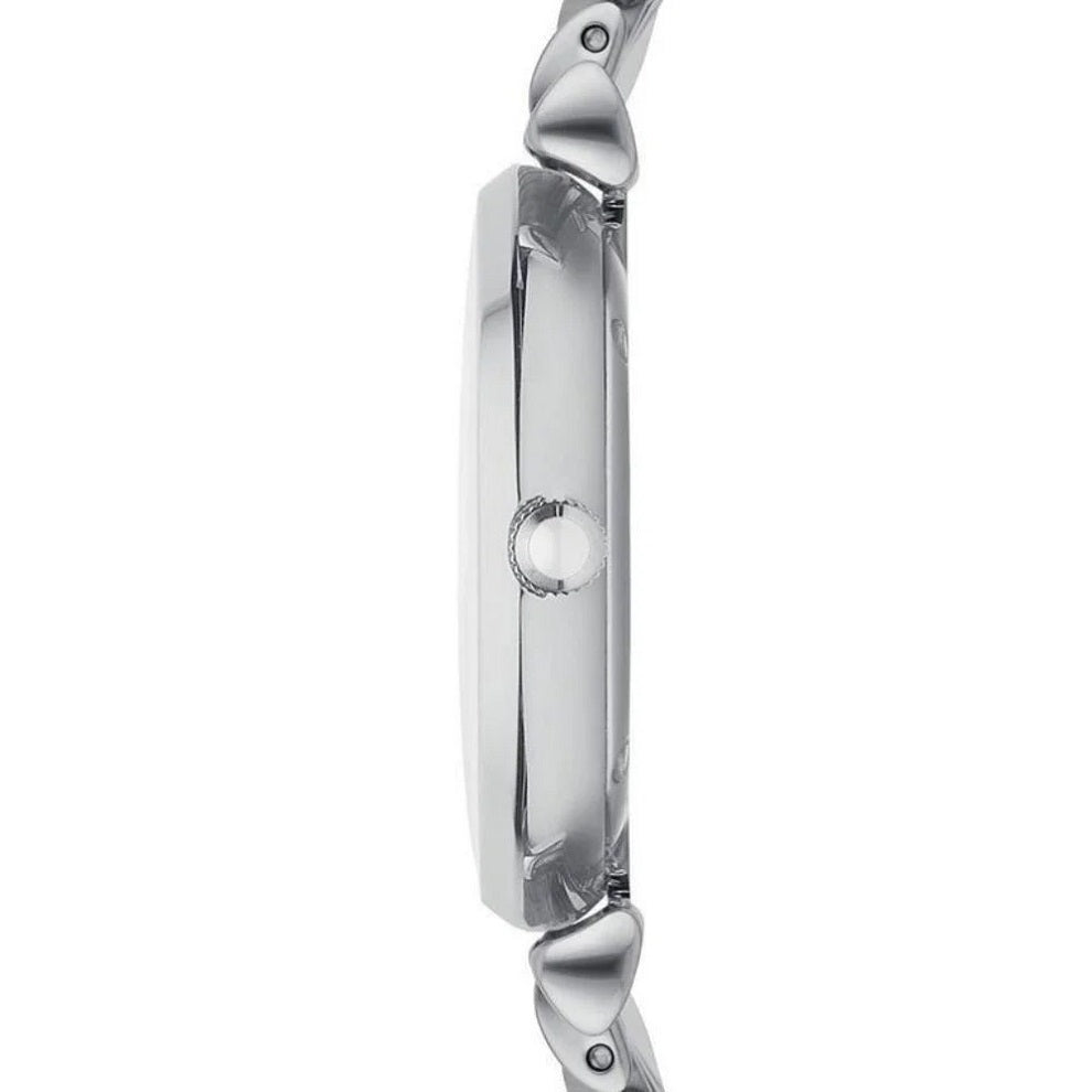 Emporio Armani AR1908 Gianni T-Bar Women's Silver Watch